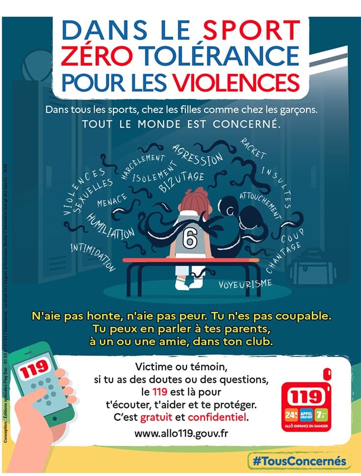 Affiche Prévention Violences Jeunes — FFE